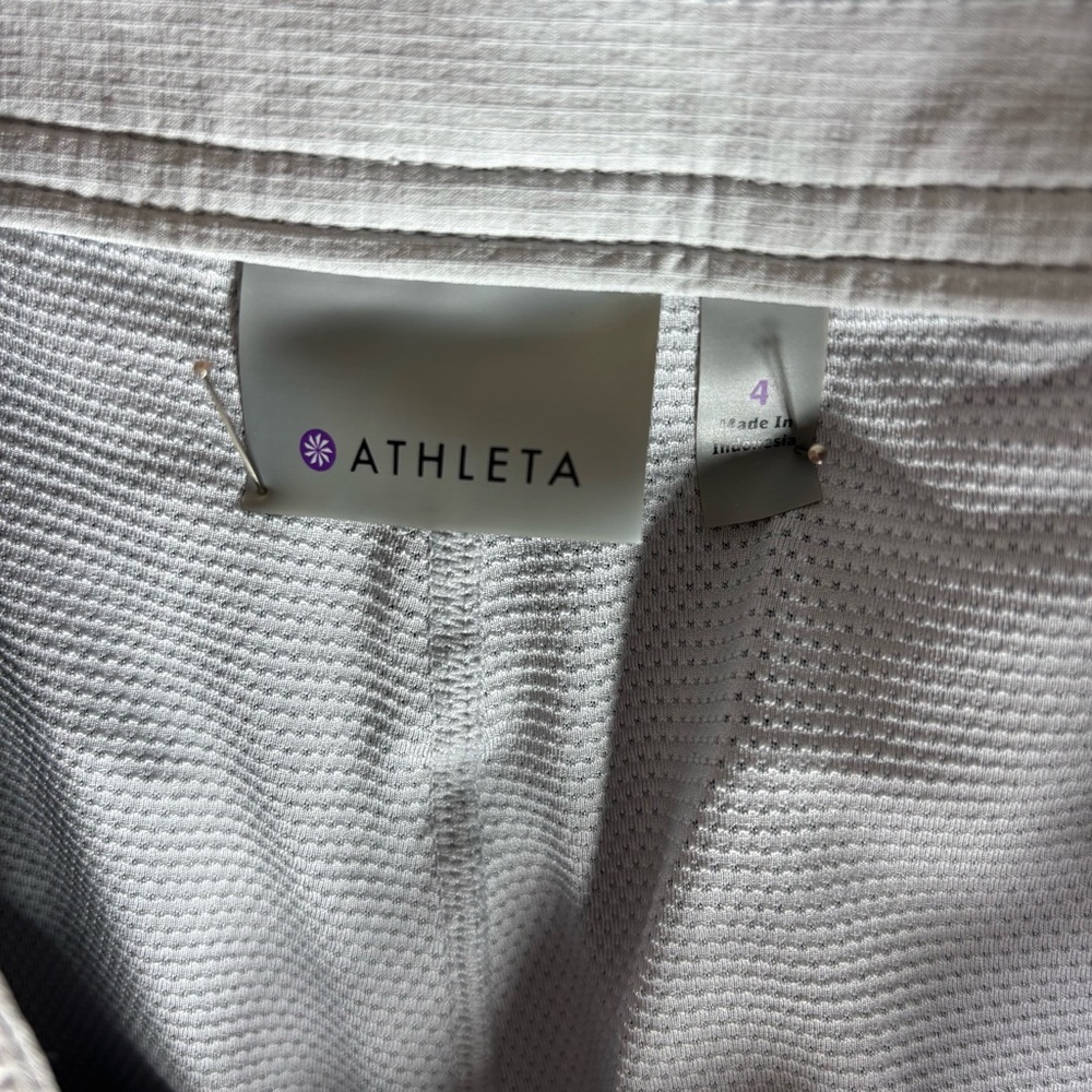 Athleta Skort Womens 4 Activewear Tennis Stretch Resort Trip Travel Gym Training - Picture 2 of 5